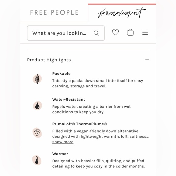 FP Movement by Free People Yellow Quilted Puffer Jacket, Size Large NWOT - Picture 7 of 16